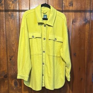 Wild Fable Yellow Utility Jacket High-Visibility